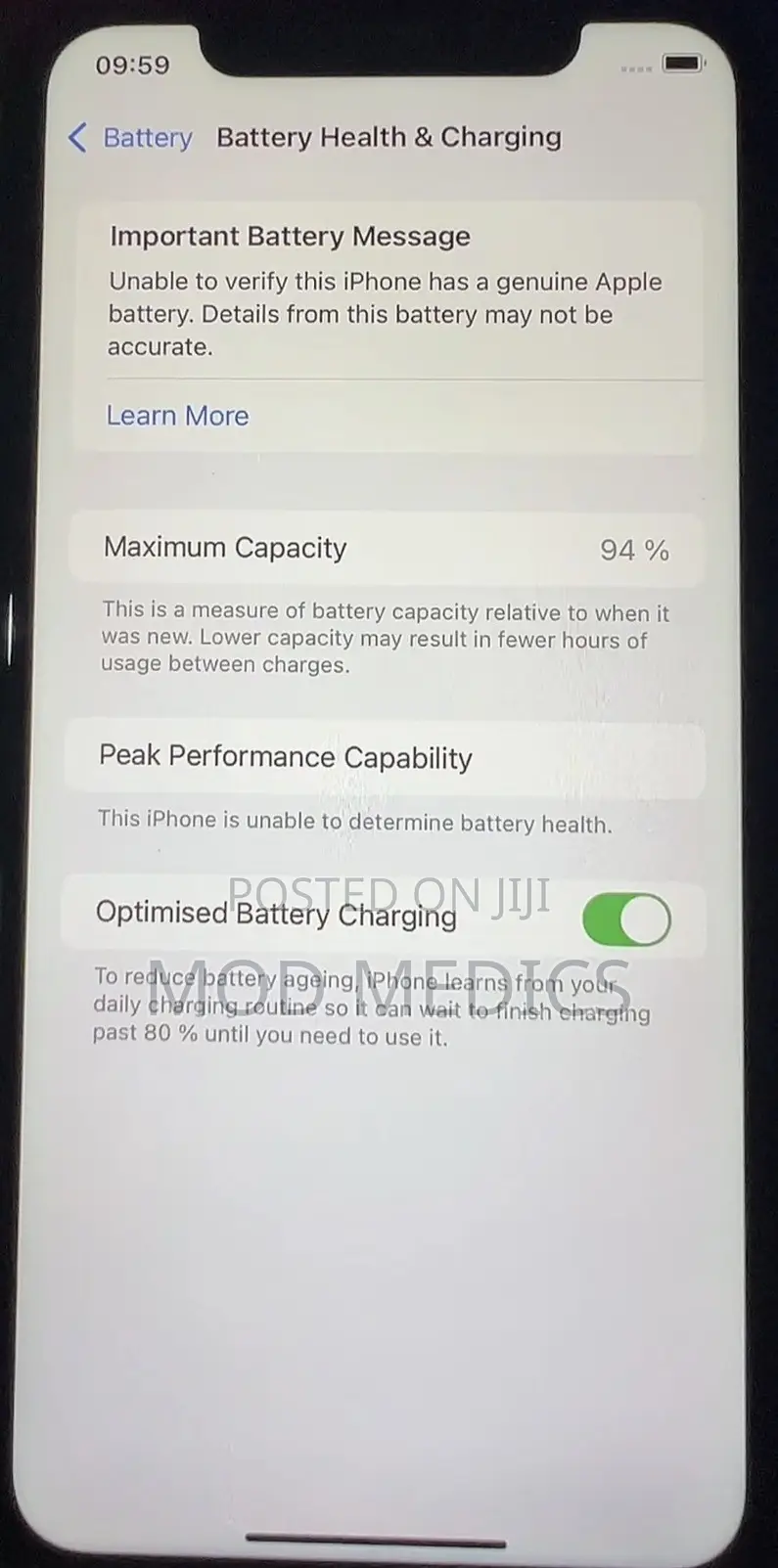 Apple iPhone XR 64 GB Black