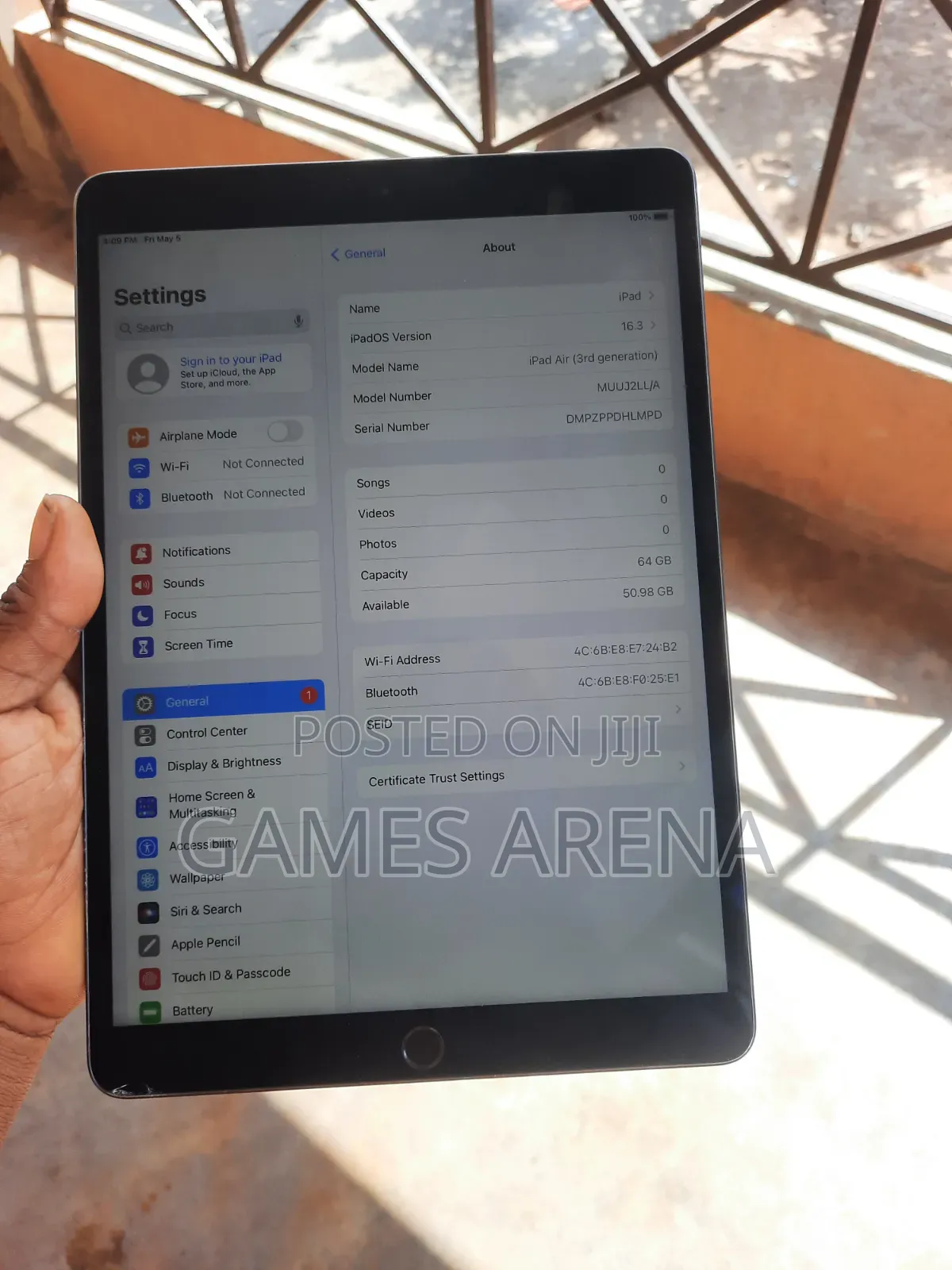Apple iPad Air (2019) 64 GB Silver
