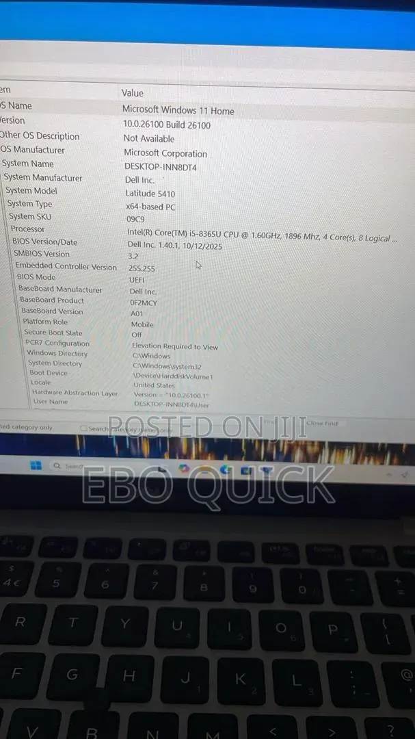 Laptop Dell Latitude 5410 8GB Intel Core i5 SSD 256GB