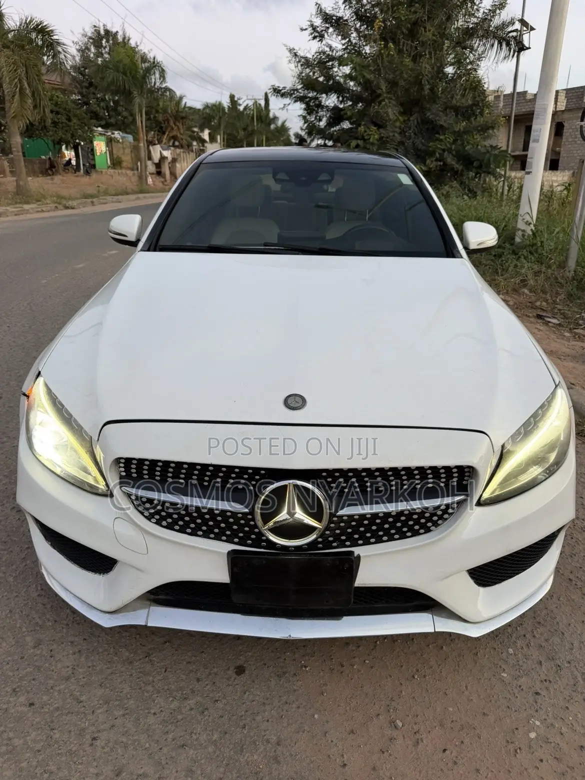 Mercedes-Benz C300 Base AWD 4Matic Sedan (2.0L 4cyl 7A) 2015 White