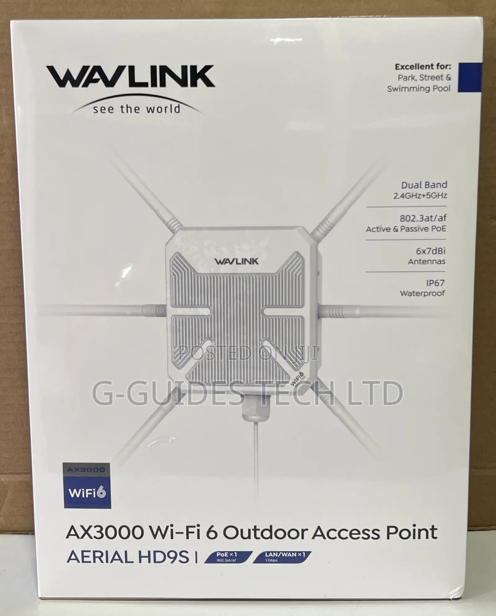 Wavlink AX3000 Wi-Fi 6 Outdoor Access Point (AERIAL HD9S)