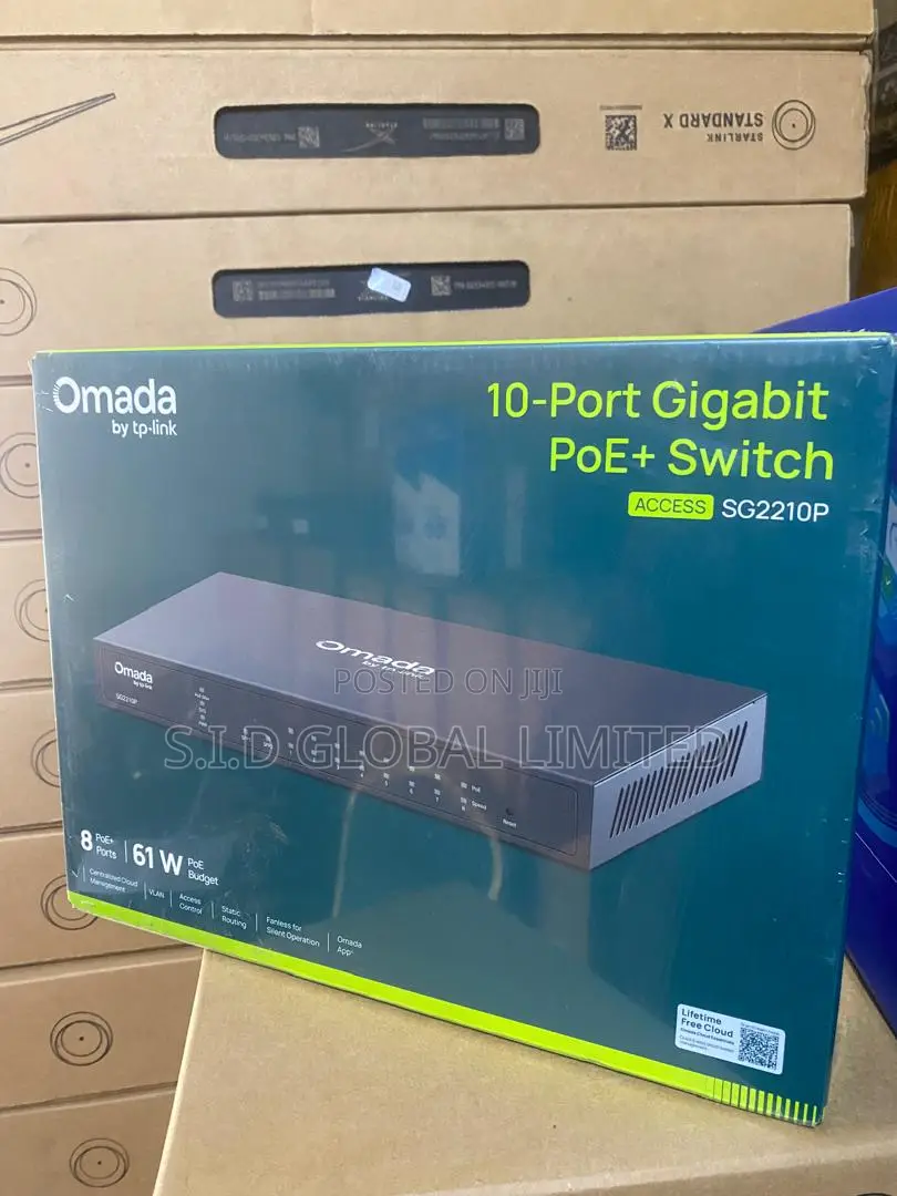Tp-LIink Omada Sg2210p 10-Port Gigabit Smart Poe+Switch