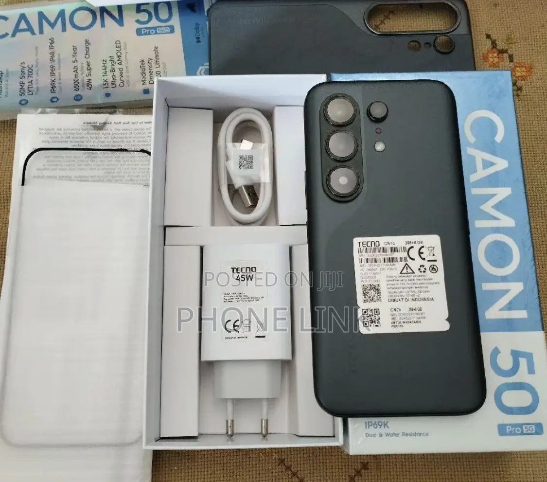 New Tecno Camon 50 Pro 256 GB Gray