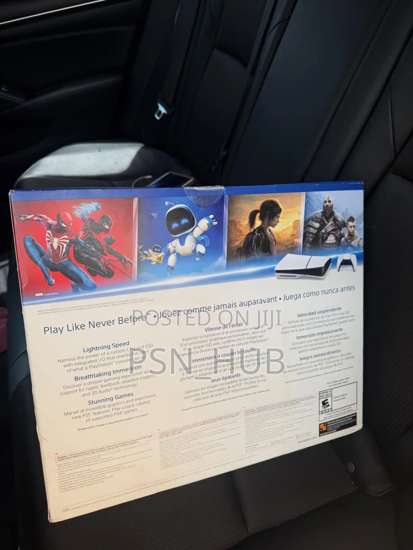 Brand New PlayStation 5 (PS5) Disc Edition and 5 Games Free