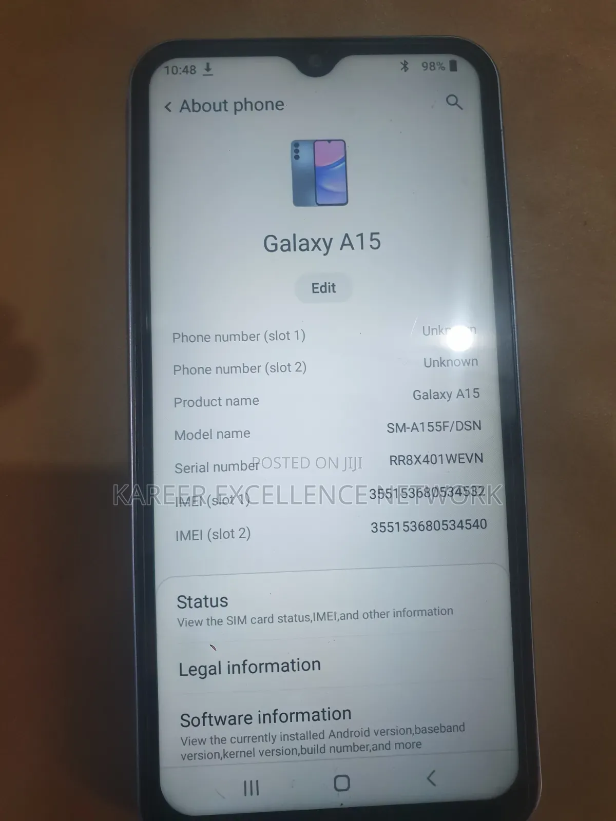 Samsung Galaxy A15 5G 256 GB Blue