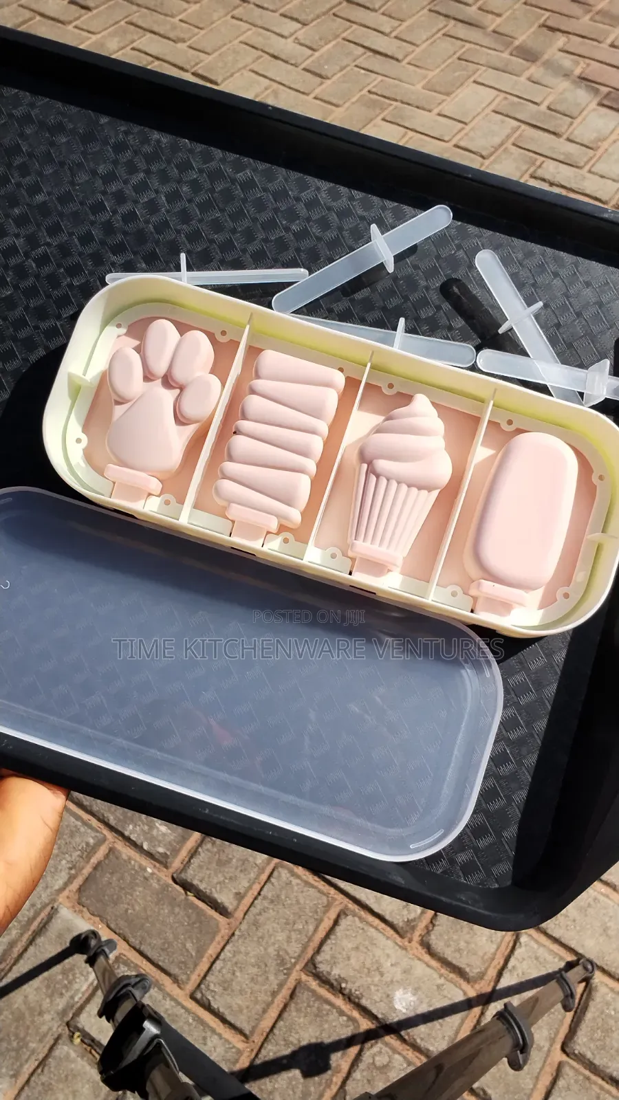 Silicone Icecream Mould With Cover