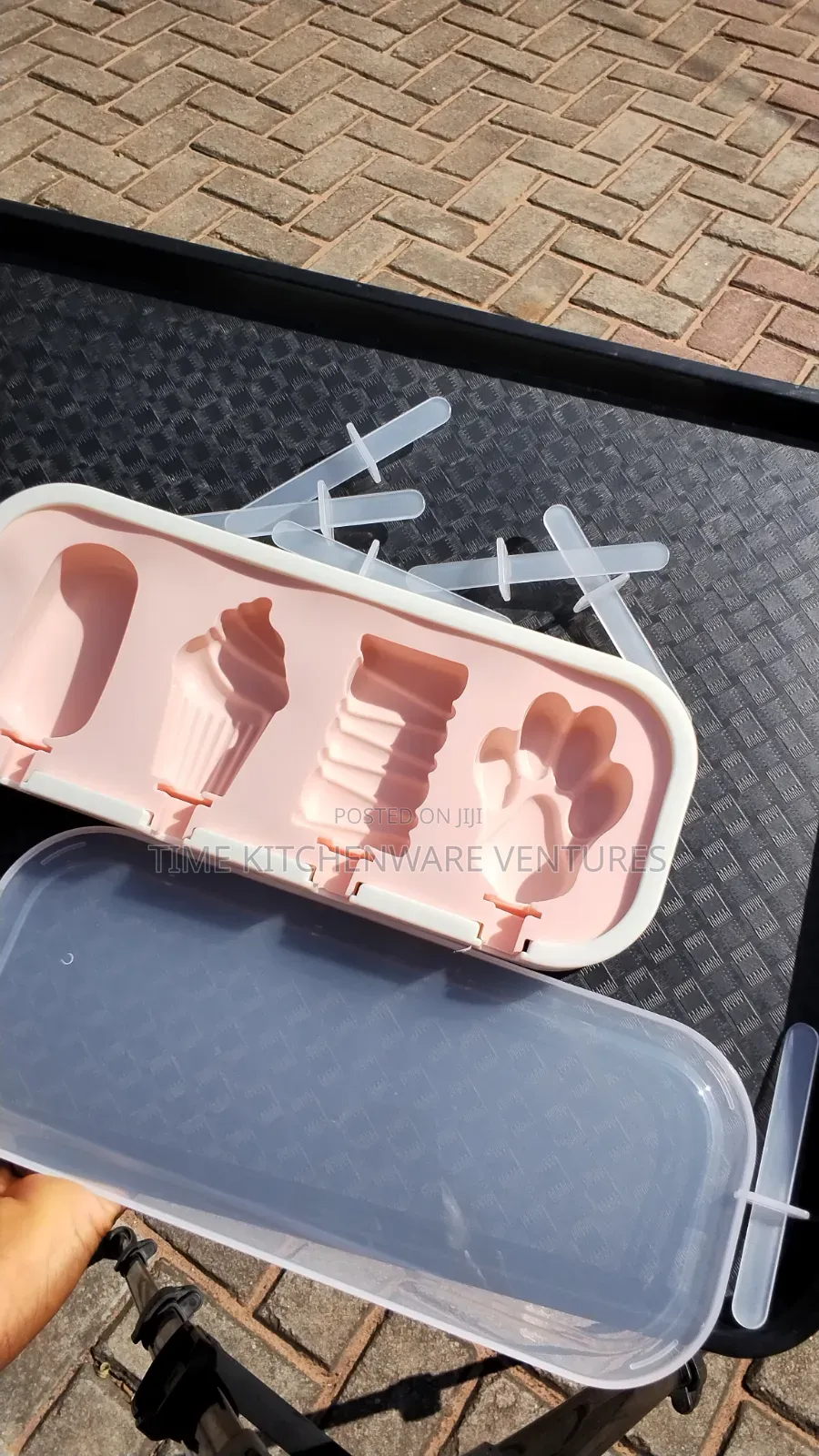 Silicone Icecream Mould With Cover