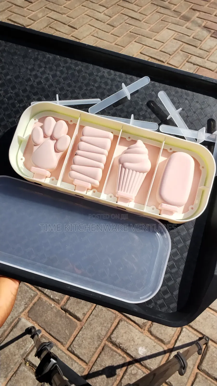Silicone Icecream Mould With Cover