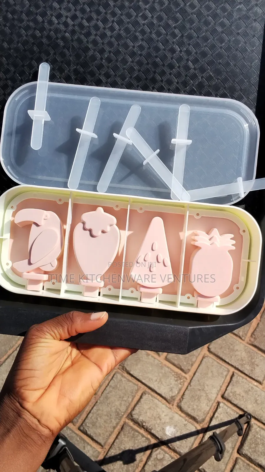 Silicone Icecream Mould With Cover