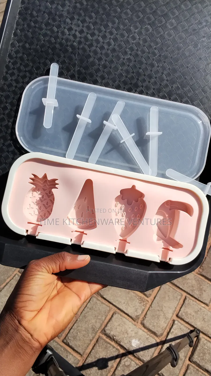 Silicone Icecream Mould With Cover