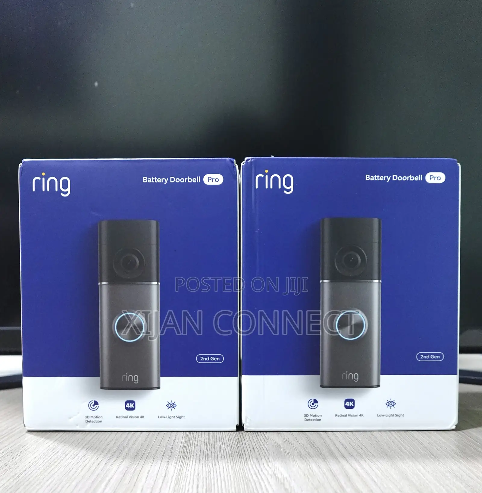 Ring Battery Doorbell Pro 2nd Gen (Wireless) – 4K Smart Video Doorbell