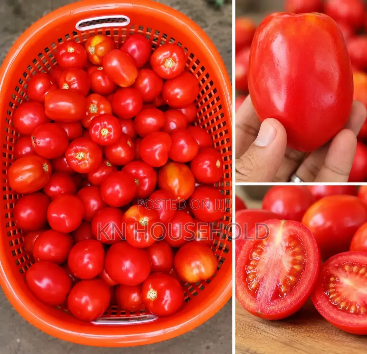  Fresh Quality Tomatoes – GH₵38 Per KG