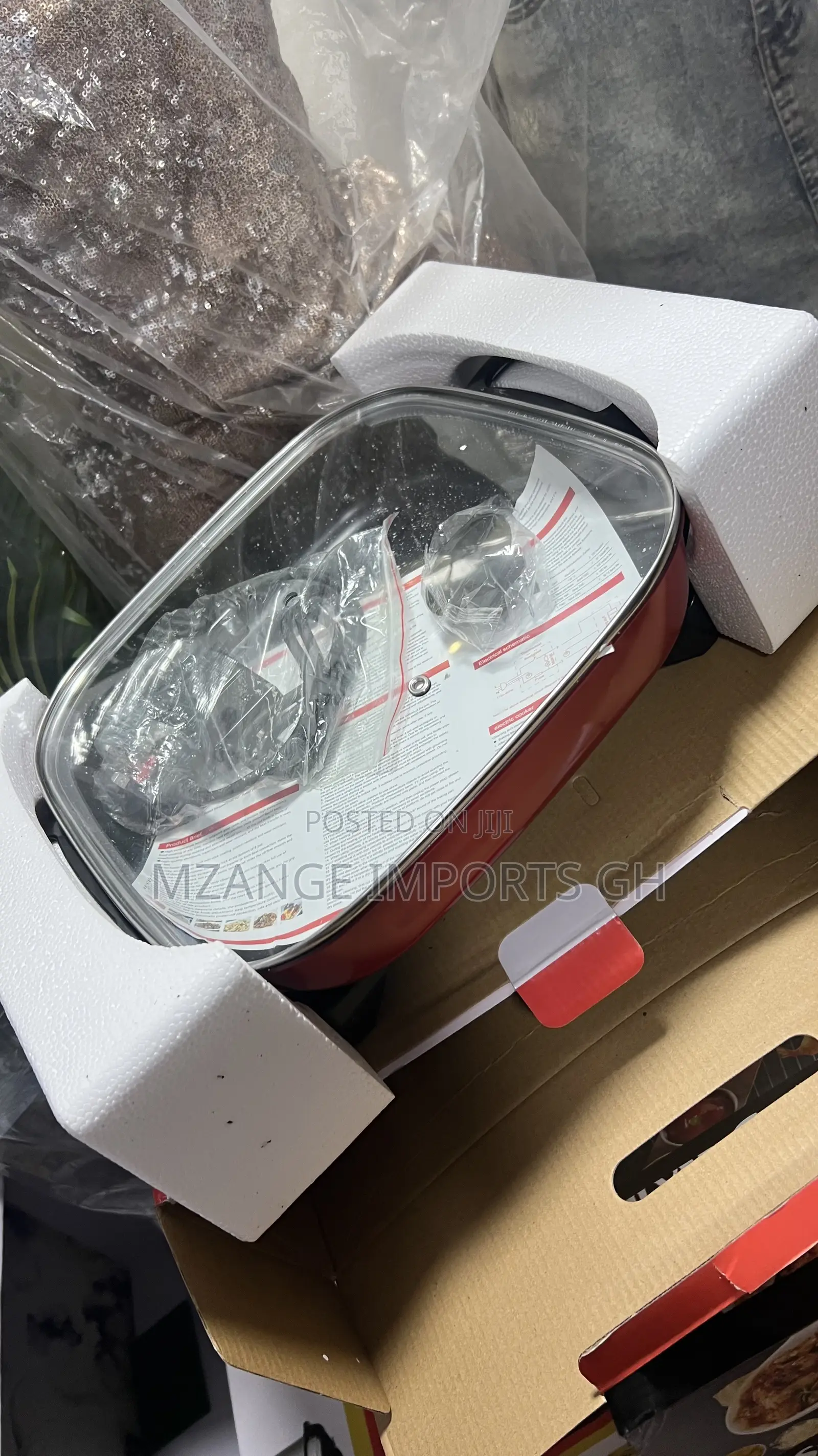 Portable 5L Non Stick Electric Cooker Pot