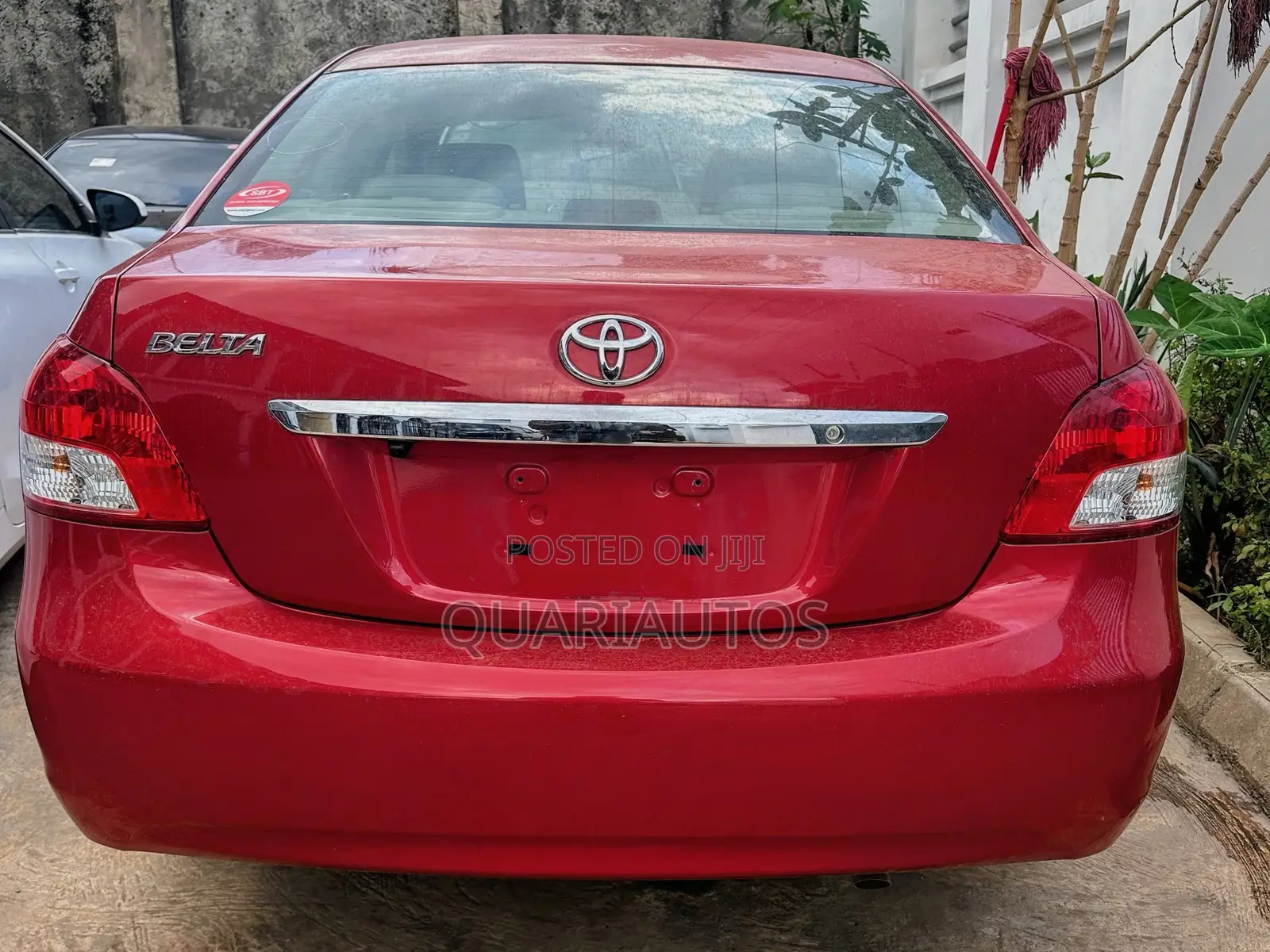 Toyota Belta 2012 Red