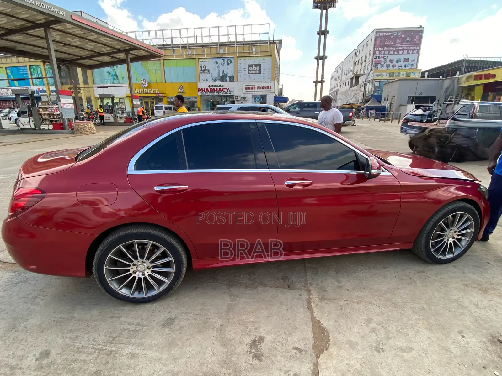 Mercedes-Benz C300 Base 4Matic Sedan AWD (2.0L 4cyl 7A) 2016 Red