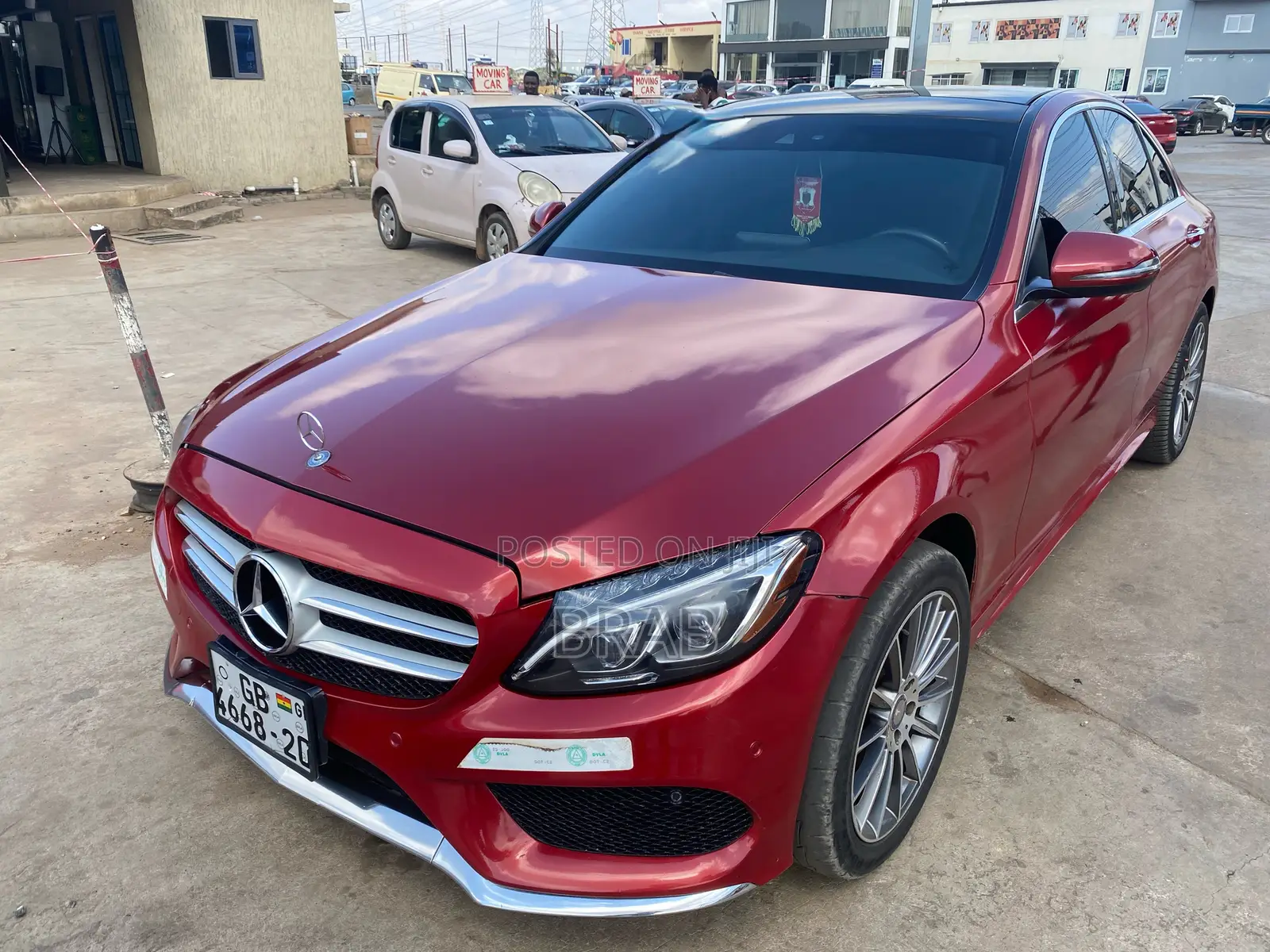 Mercedes-Benz C300 Base 4Matic Sedan AWD (2.0L 4cyl 7A) 2016 Red