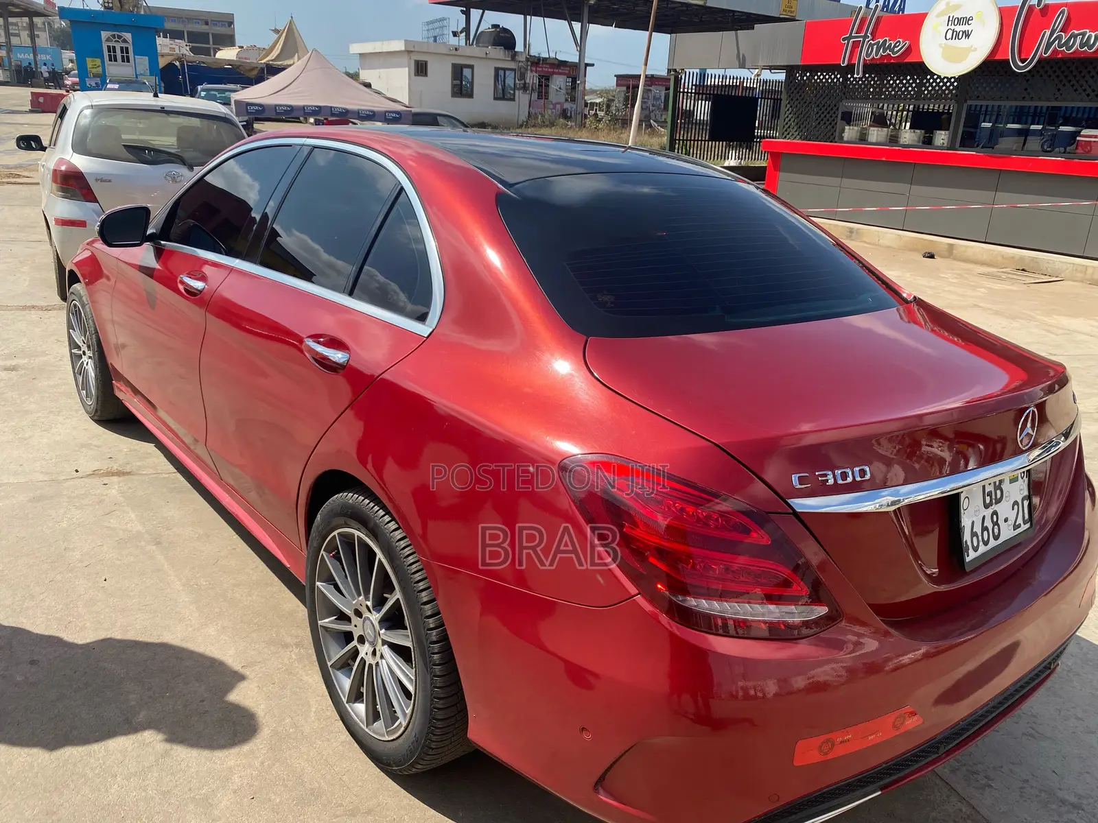 Mercedes-Benz C300 Base 4Matic Sedan AWD (2.0L 4cyl 7A) 2016 Red