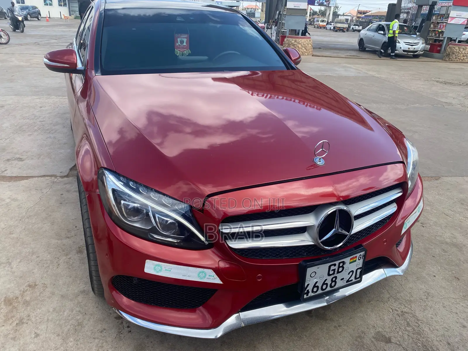 Mercedes-Benz C300 Base 4Matic Sedan AWD (2.0L 4cyl 7A) 2016 Red