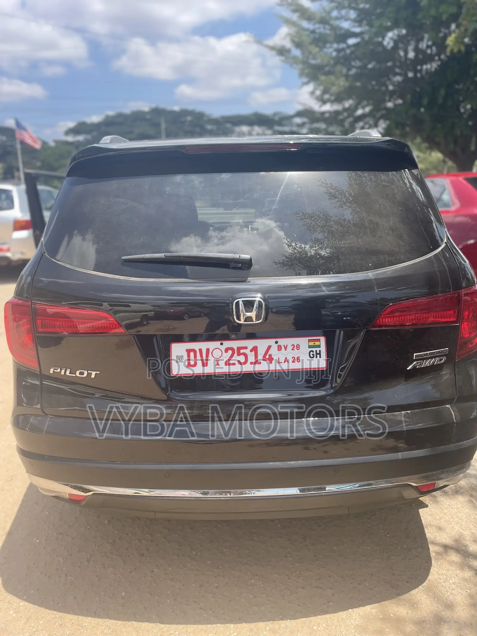 Honda Pilot Touring 4dr SUV 4WD (3.5L 6cyl 9A) 2017 Black