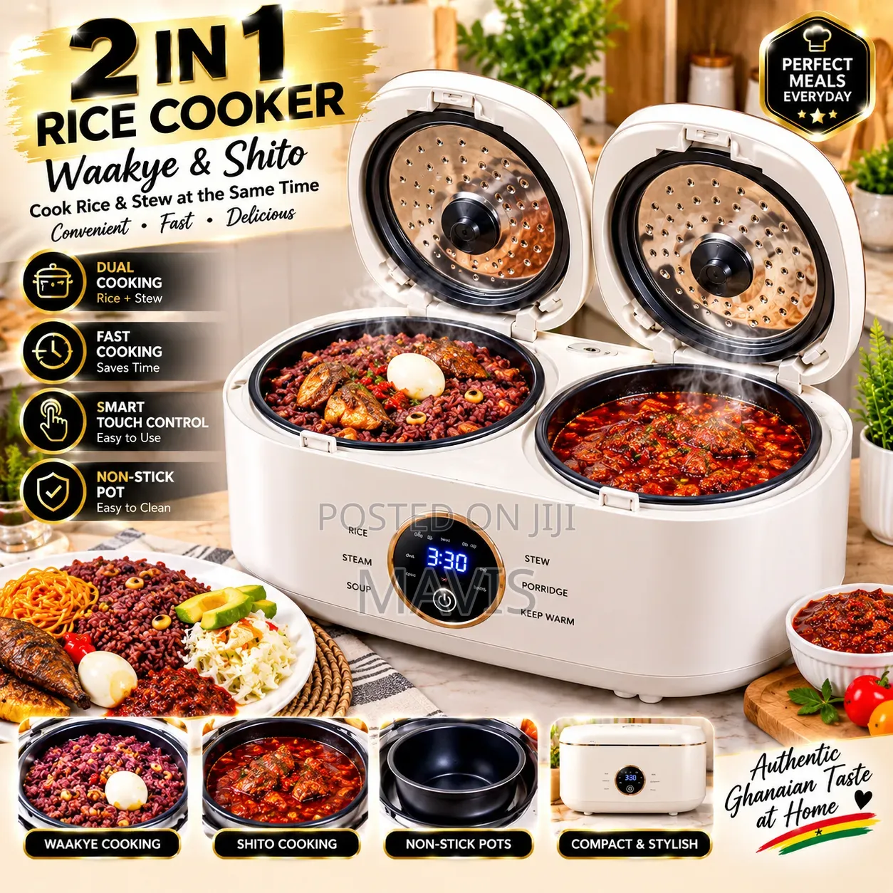 2in1 Ricecooker