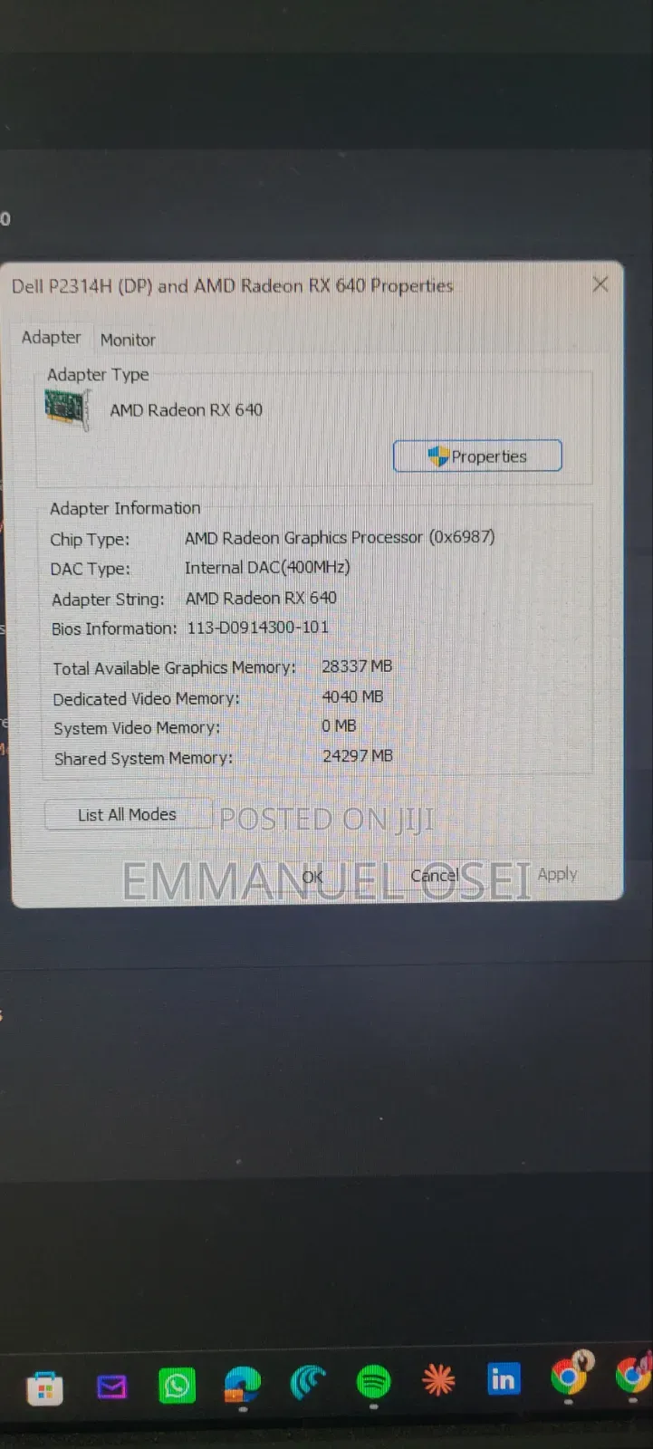 Desktop Computer Dell Optiplex 7090 40GB Intel Core i7 HDD 1T