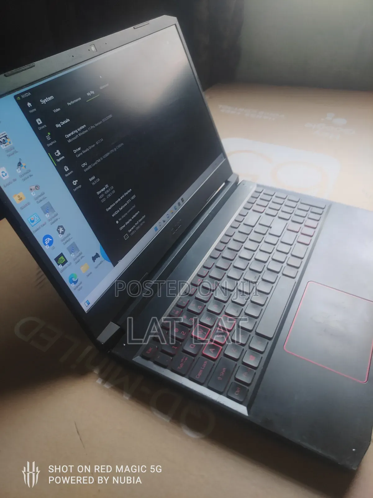 Laptop Acer Nitro 5 16GB Intel Core i5 HDD+SSD 1T