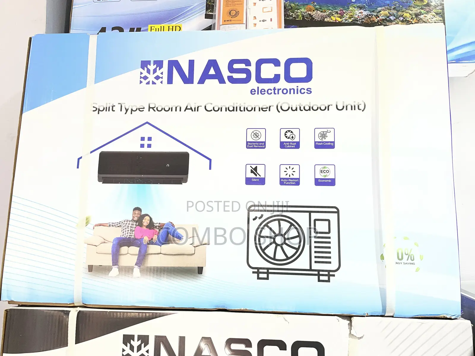 Nasco Split Air Conditioner 1.5hp (Black)