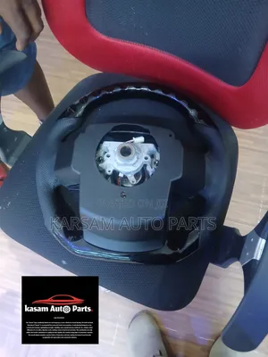 Land Cruiser Prado 250 Style Steering Wheel Black Leather Carbon