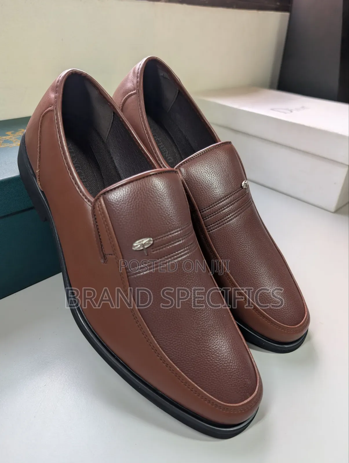 Men’s Brown Formal Loafers – Smart Office, Church & Wedding Shoes