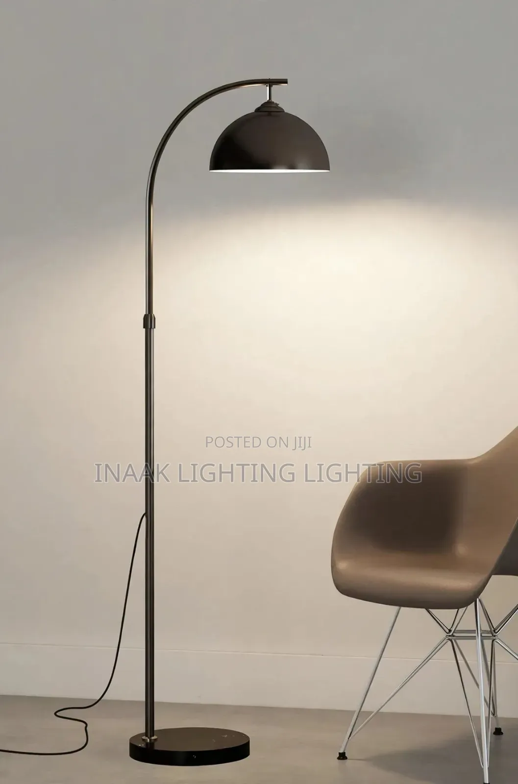 Modern Black Arc Floor Lamp