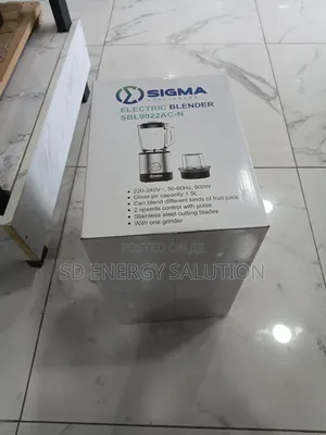 Sigma Blender - Powerful Performance for Every Kitchen