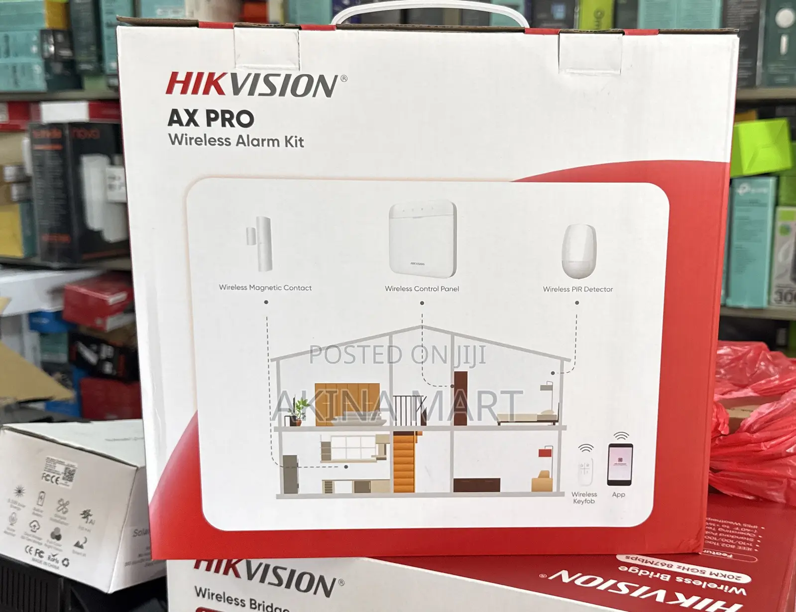 Hikvision AX PRO Wireless Alarm Kit Ds-Pwa64-KLT-We