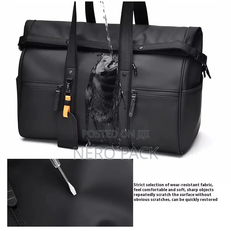 Large Capacity Waterproof Pu Travel Bag