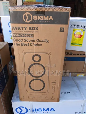 Sigma Party Box Rechargeable Wireless Speaker