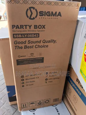 Sigma Party Box Rechargeable Wireless Speaker