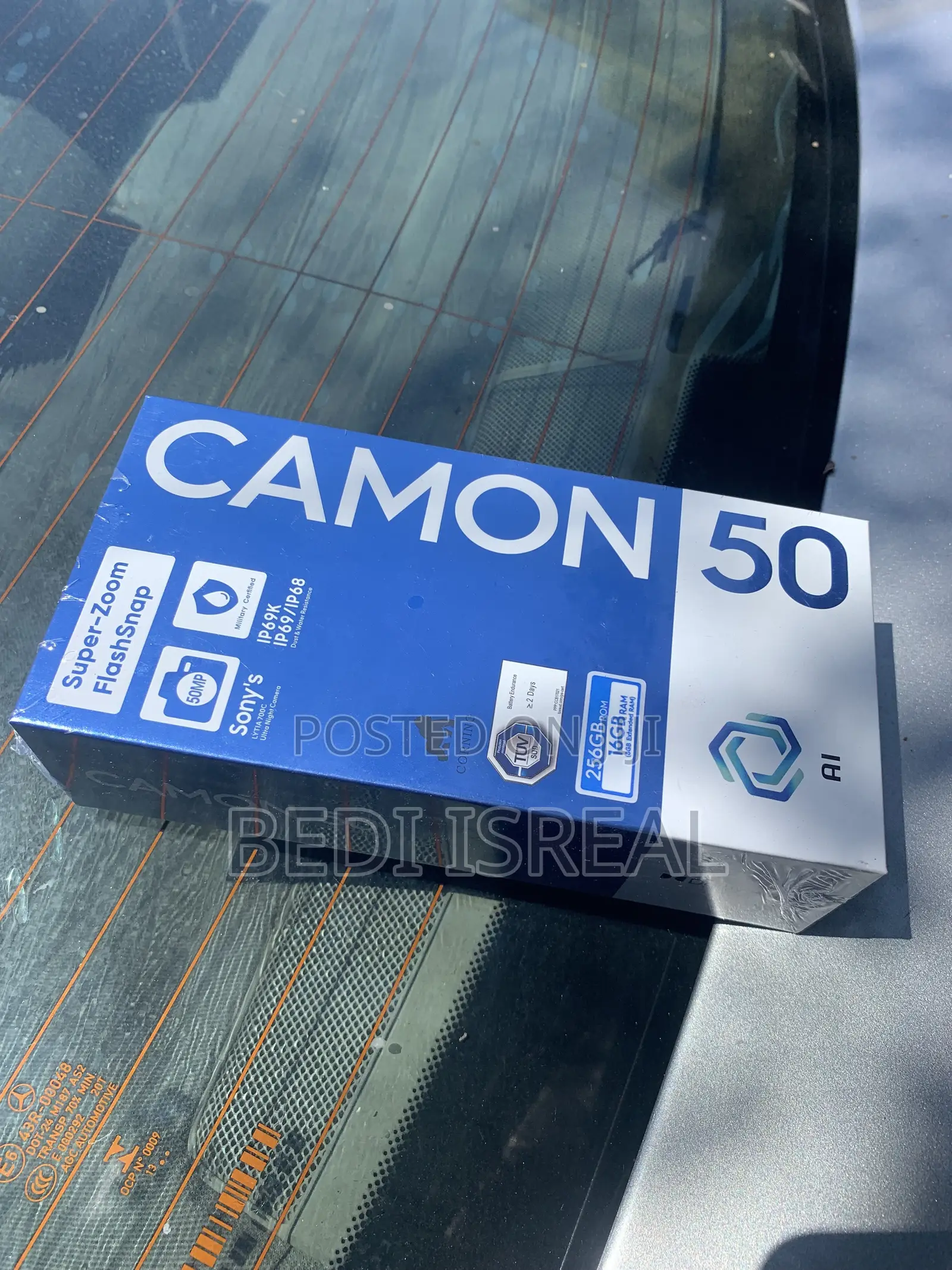 New Tecno Camon 50 256 GB Gray