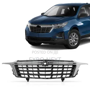 Front Bumper Upper Grille Chrome Trim Fits 2022-2023 Chevrolet Equinox