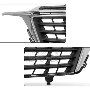 Front Bumper Upper Grille Chrome Trim Fits 2022-2023 Chevrolet Equinox