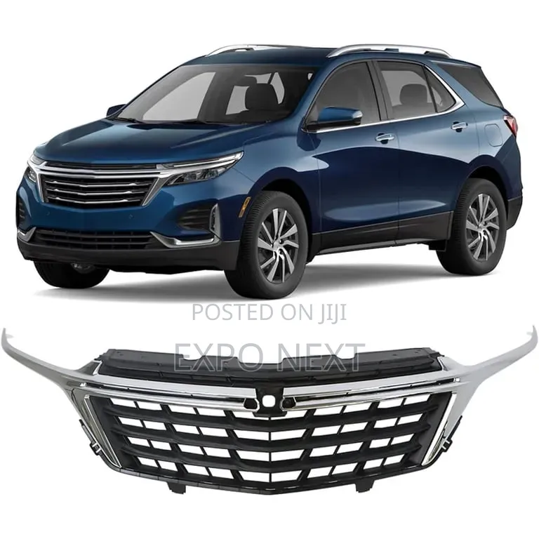 Front Bumper Upper Grille Chrome Trim Fits 2022-2023 Chevrolet Equinox