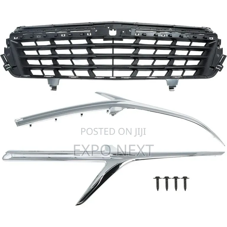 Front Bumper Upper Grille Chrome Trim Fits 2022-2023 Chevrolet Equinox