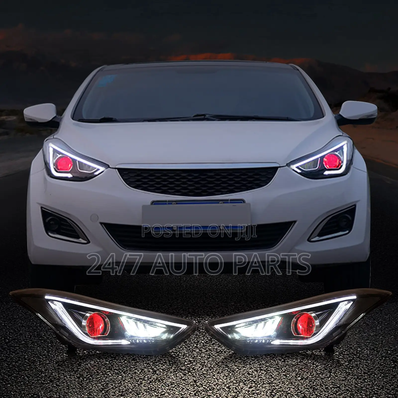 Hyundai Elantra 2011-2015 LED Projector Headlight