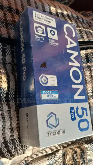 New Tecno Camon 50 Pro 256 GB Graphite