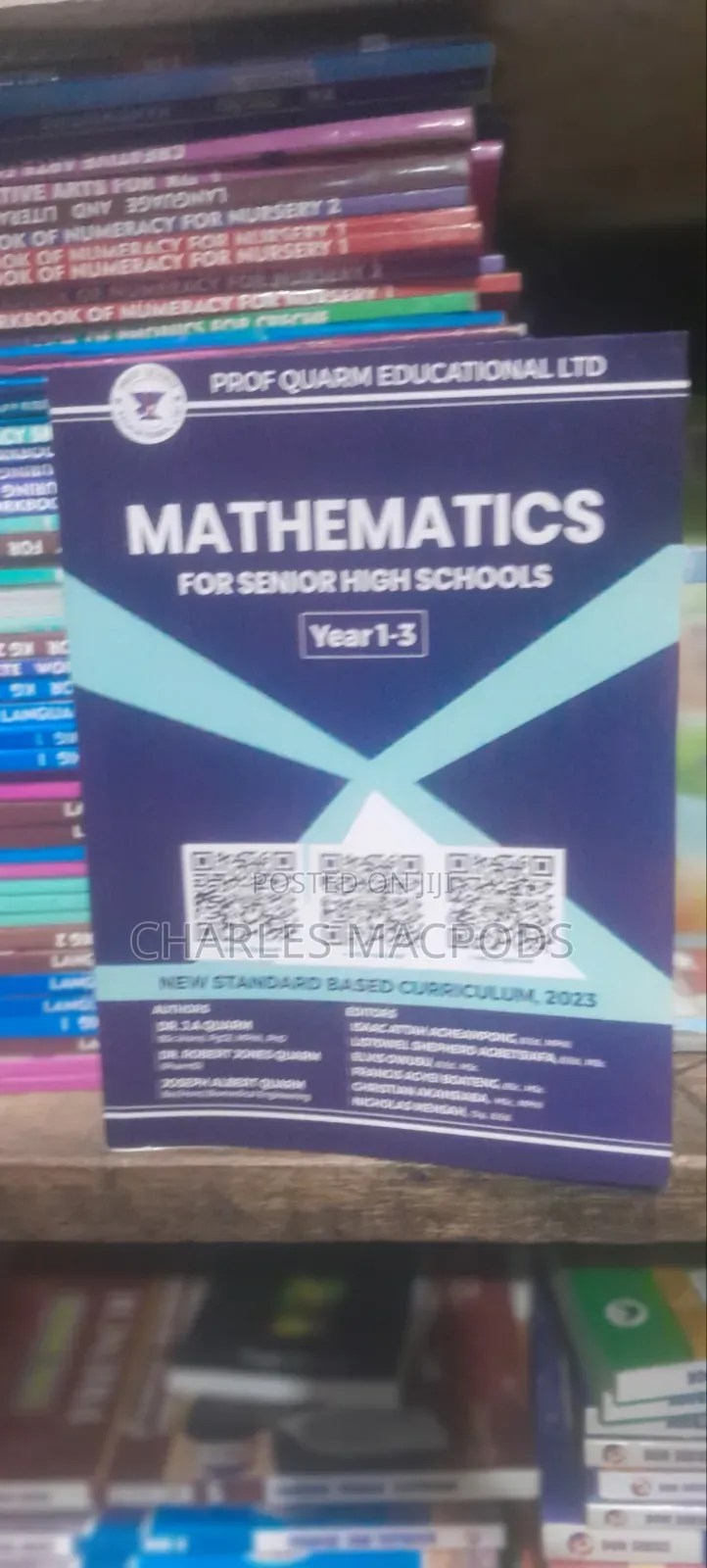 Prof Quarm , Social Studies, English, Science and Maths Textbooks