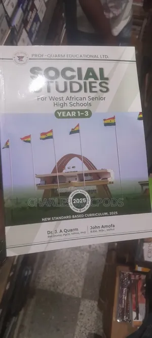 Prof Quarm , Social Studies, English, Science and Maths Textbooks