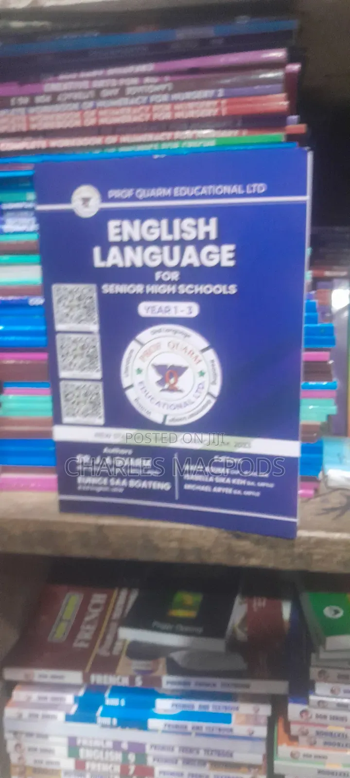 Prof Quarm , Social Studies, English, Science and Maths Textbooks