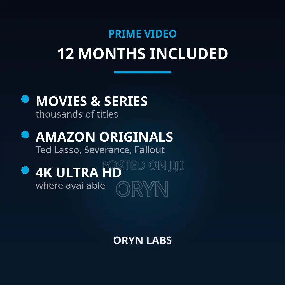 Prime Video 1-Year Premium – Full Access, Fast WhatsApp Delivery