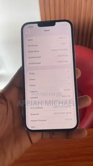 New Apple iPhone 13 Pro Max 512 GB Silver