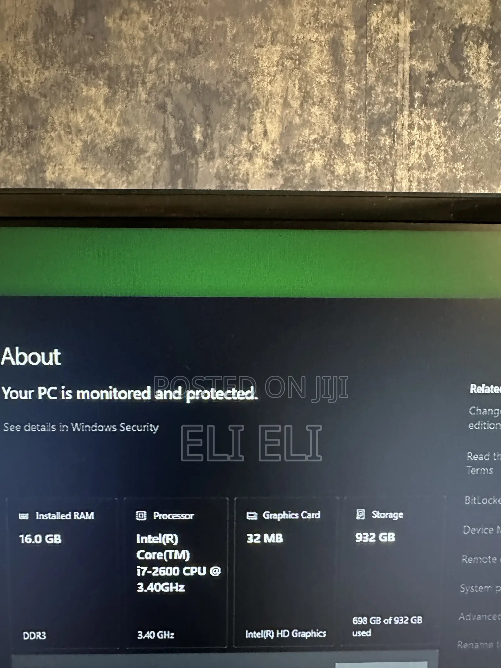 Desktop Computer Dell OptiPlex 9020 16GB Intel Core i7 HDD 500GB