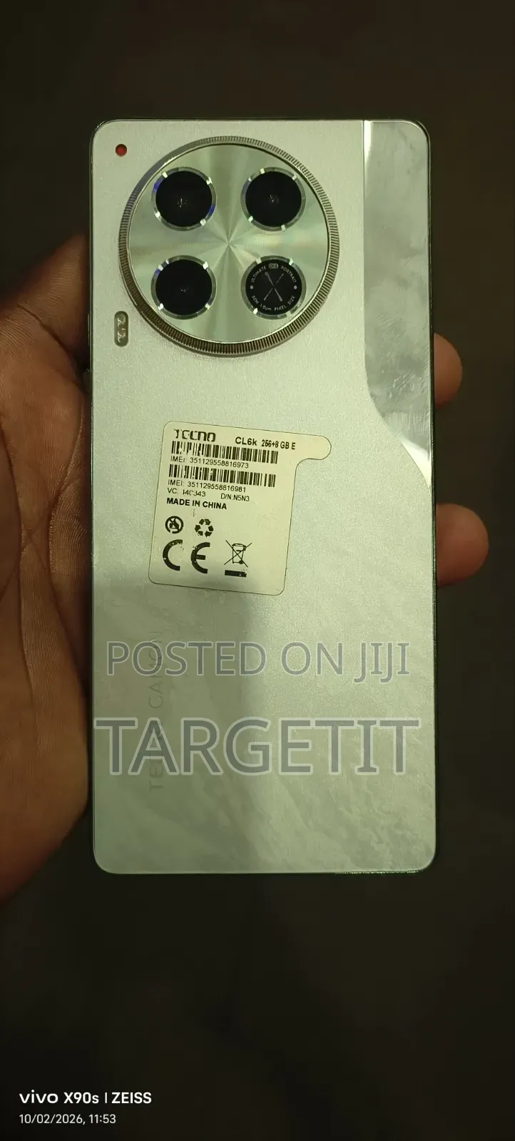 Tecno Camon 30 256 GB White