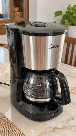 Midea KFD101 600ml Drip Coffee Maker Stainless Steel Glass Jug